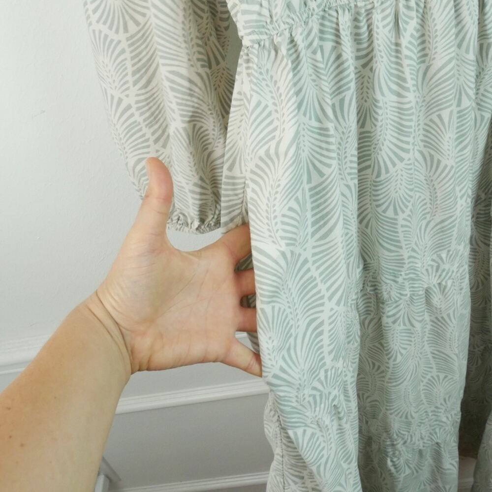 Anthropologie Somerset Maxi Dress Large Loverly Grey Long Sleeve Modest Cottage - Picture 6 of 10